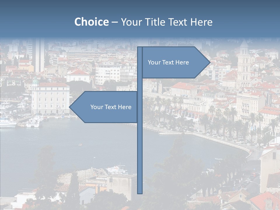 Port Cloud Tourism PowerPoint Template