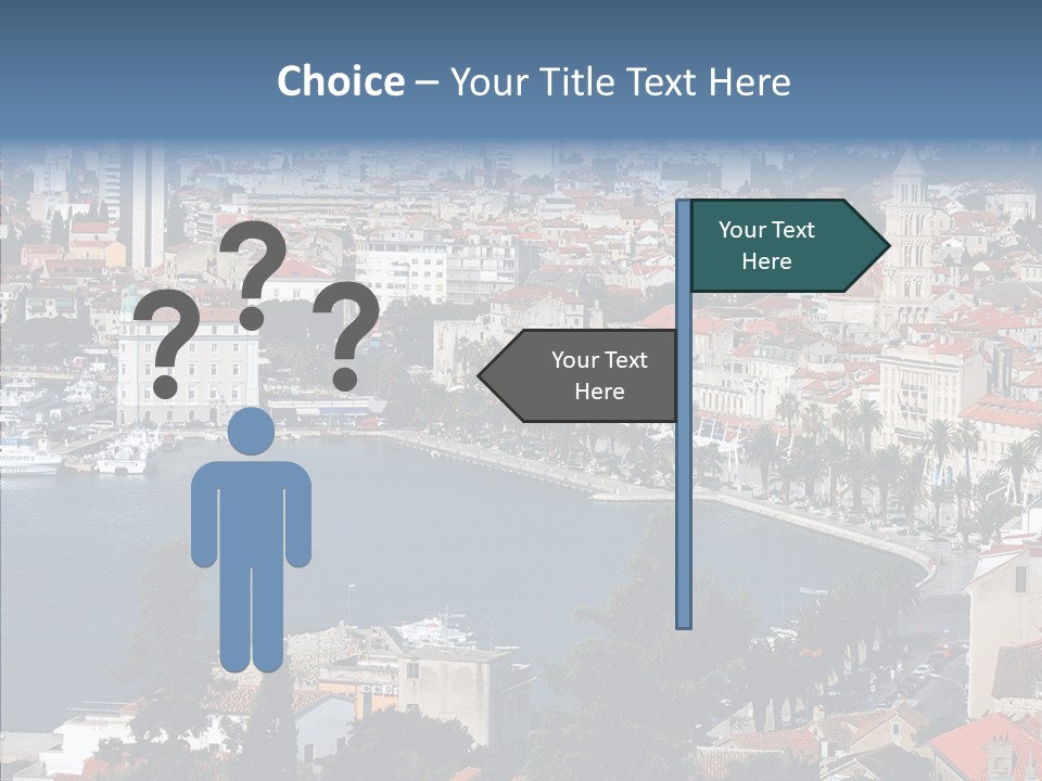 Port Cloud Tourism PowerPoint Template