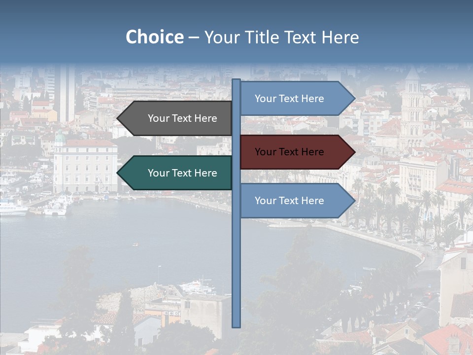 Port Cloud Tourism PowerPoint Template