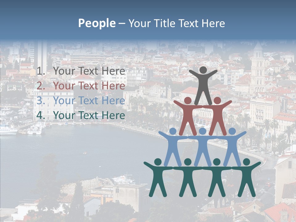 Port Cloud Tourism PowerPoint Template