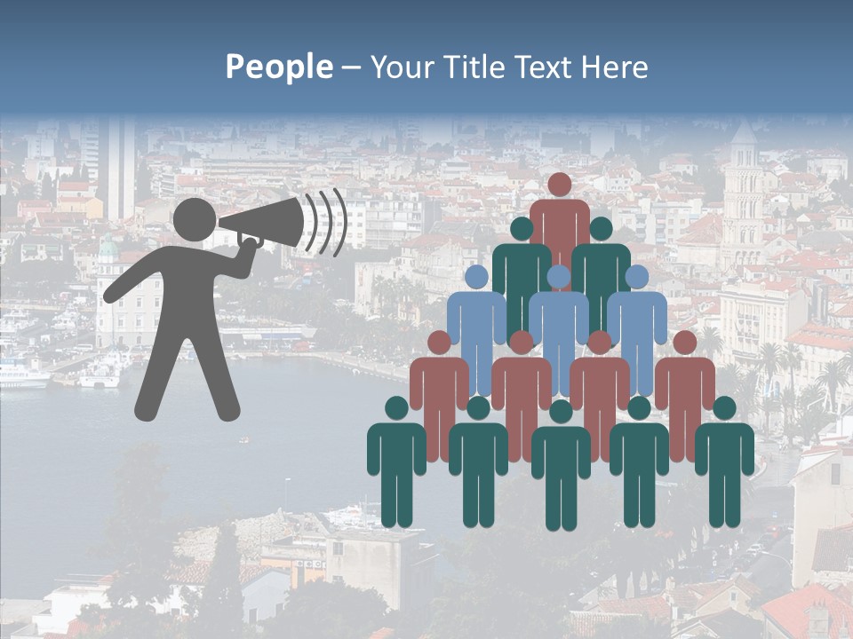 Port Cloud Tourism PowerPoint Template