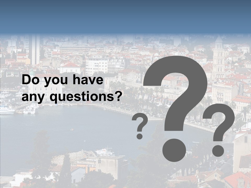 Port Cloud Tourism PowerPoint Template