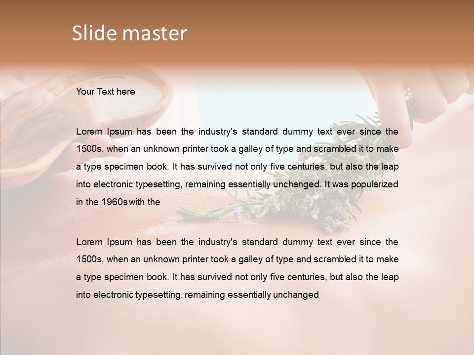 Beautiful Alternative Relaxation PowerPoint Template