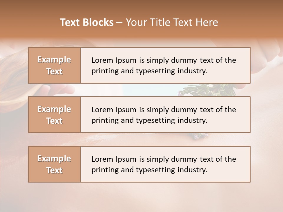 Beautiful Alternative Relaxation PowerPoint Template