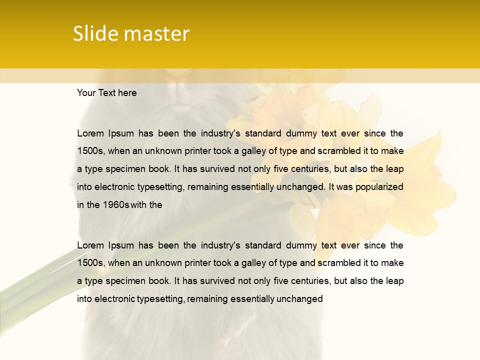 Small Foot Among PowerPoint Template