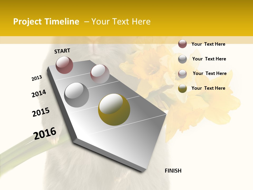 Small Foot Among PowerPoint Template