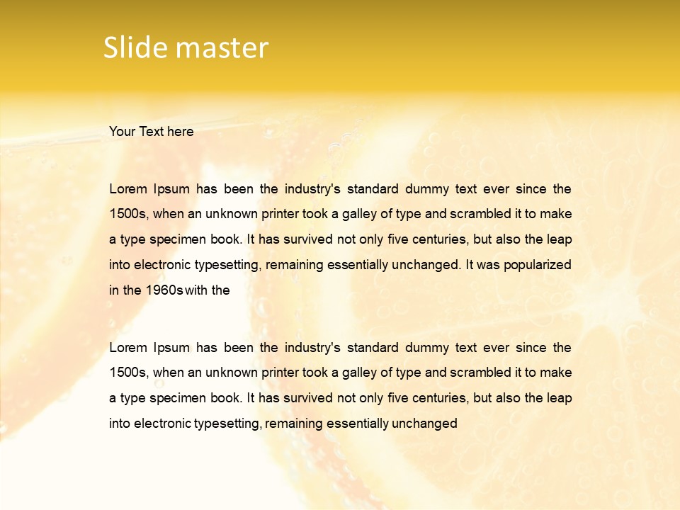 Beverage Clean Frozen PowerPoint Template