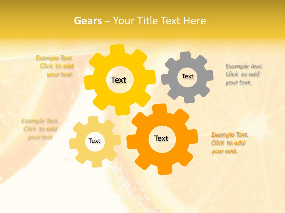 Beverage Clean Frozen PowerPoint Template