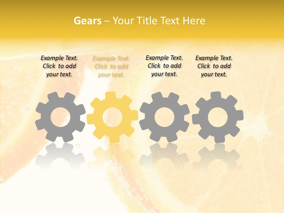 Beverage Clean Frozen PowerPoint Template