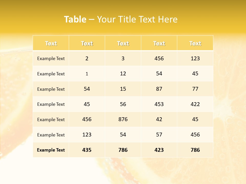 Beverage Clean Frozen PowerPoint Template