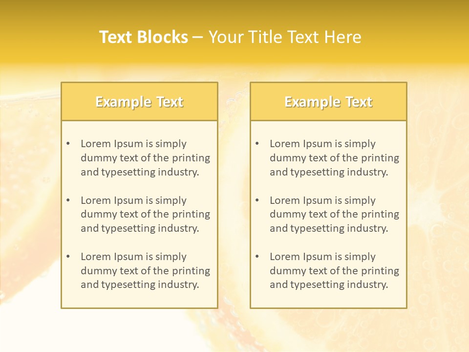 Beverage Clean Frozen PowerPoint Template