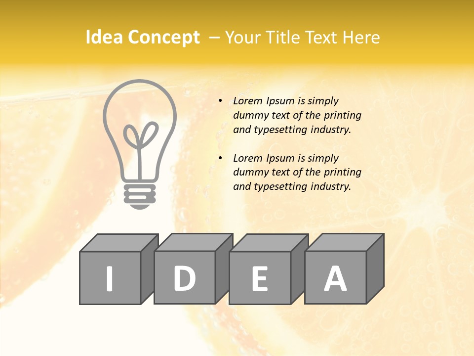 Beverage Clean Frozen PowerPoint Template