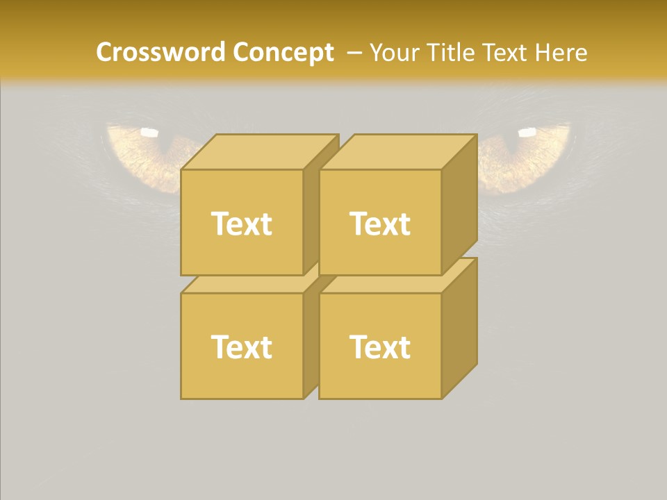 Look Zoo Domestic PowerPoint Template