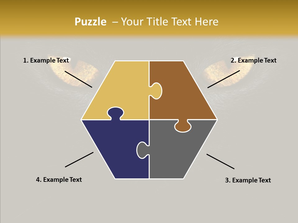 Look Zoo Domestic PowerPoint Template