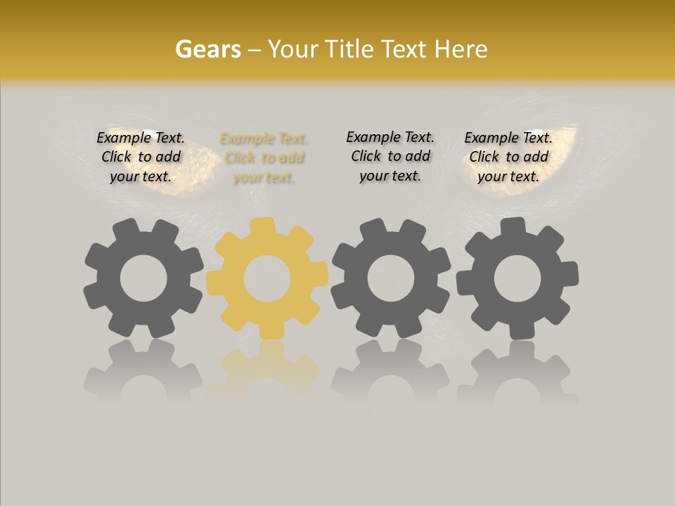 Look Zoo Domestic PowerPoint Template