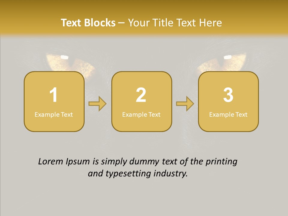 Look Zoo Domestic PowerPoint Template