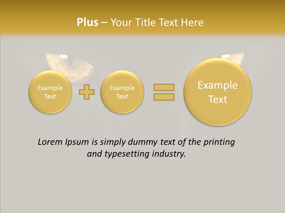 Look Zoo Domestic PowerPoint Template