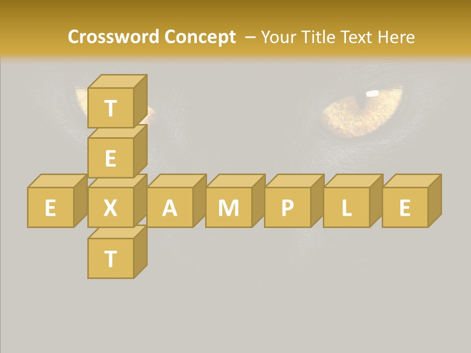 Look Zoo Domestic PowerPoint Template