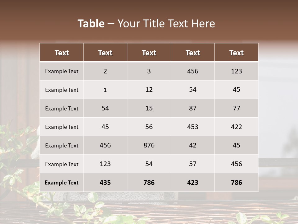 Portrait Daydream Mature PowerPoint Template