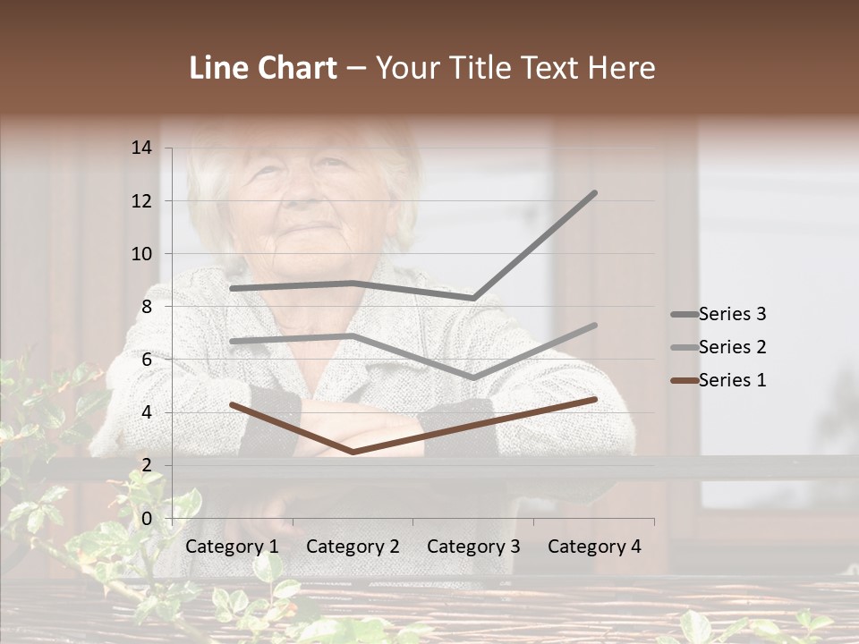 Portrait Daydream Mature PowerPoint Template