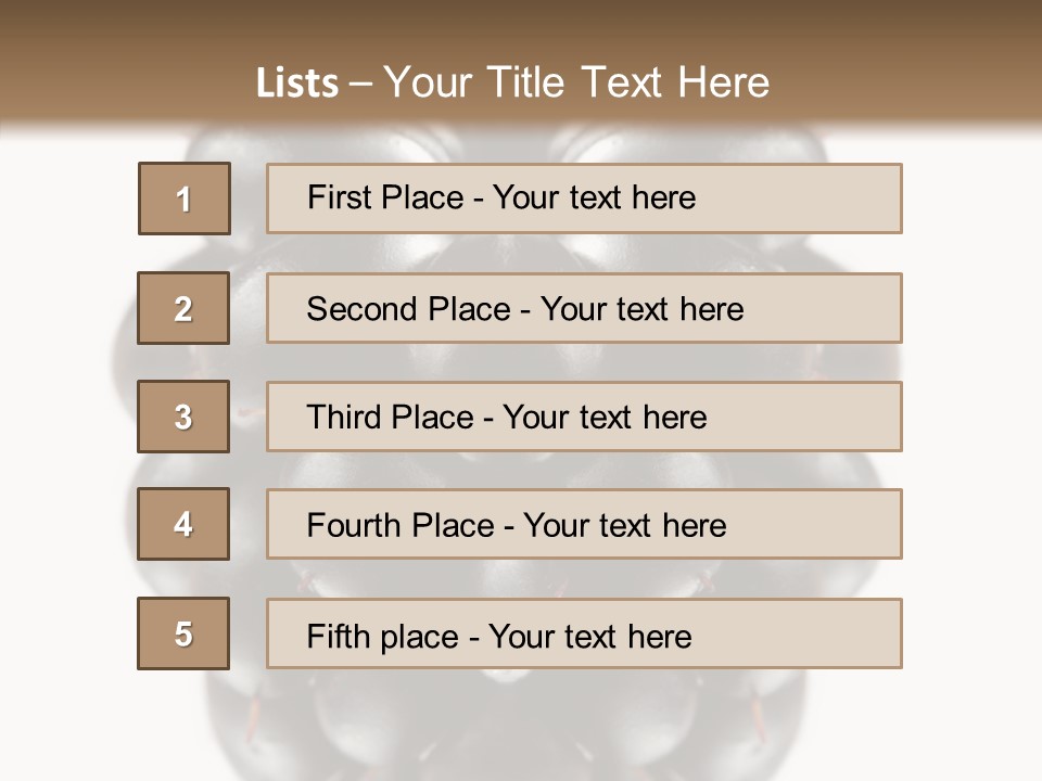 Fresh Berry Studio PowerPoint Template