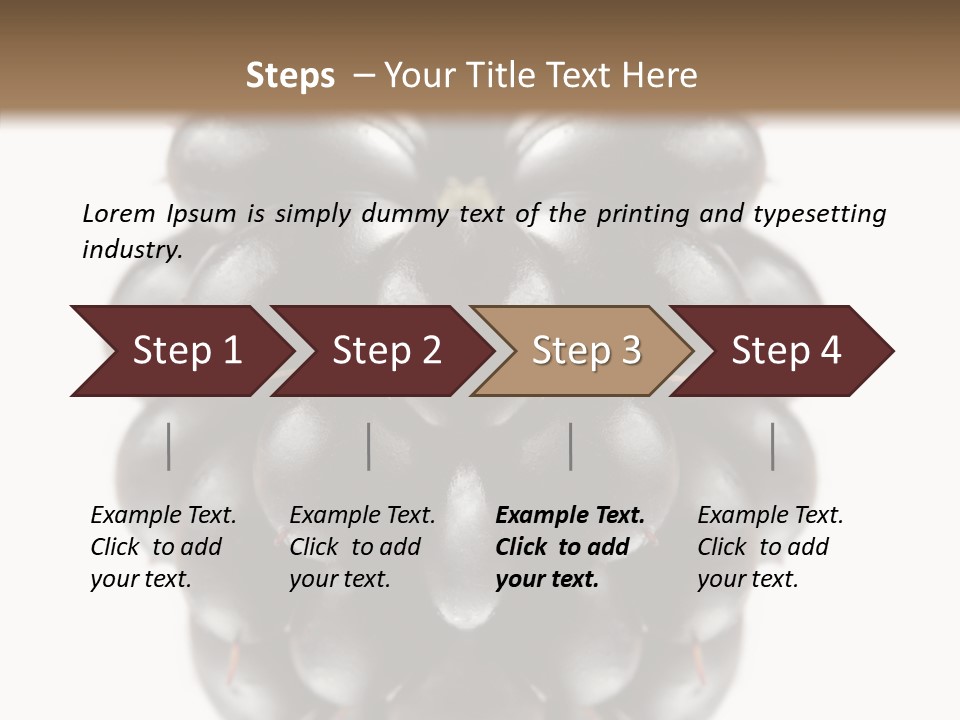 Fresh Berry Studio PowerPoint Template