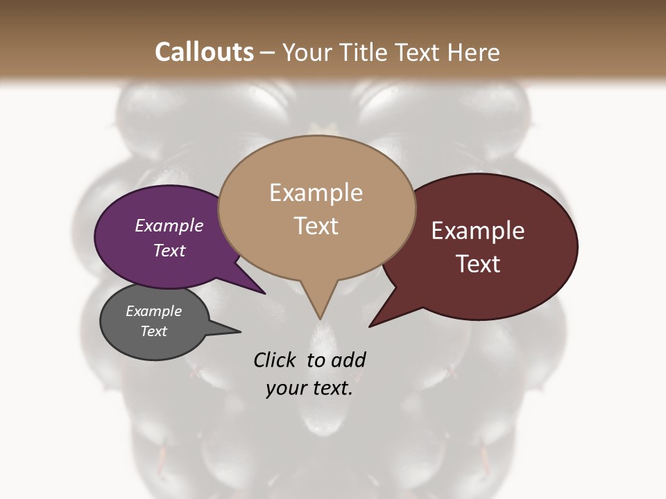 Fresh Berry Studio PowerPoint Template