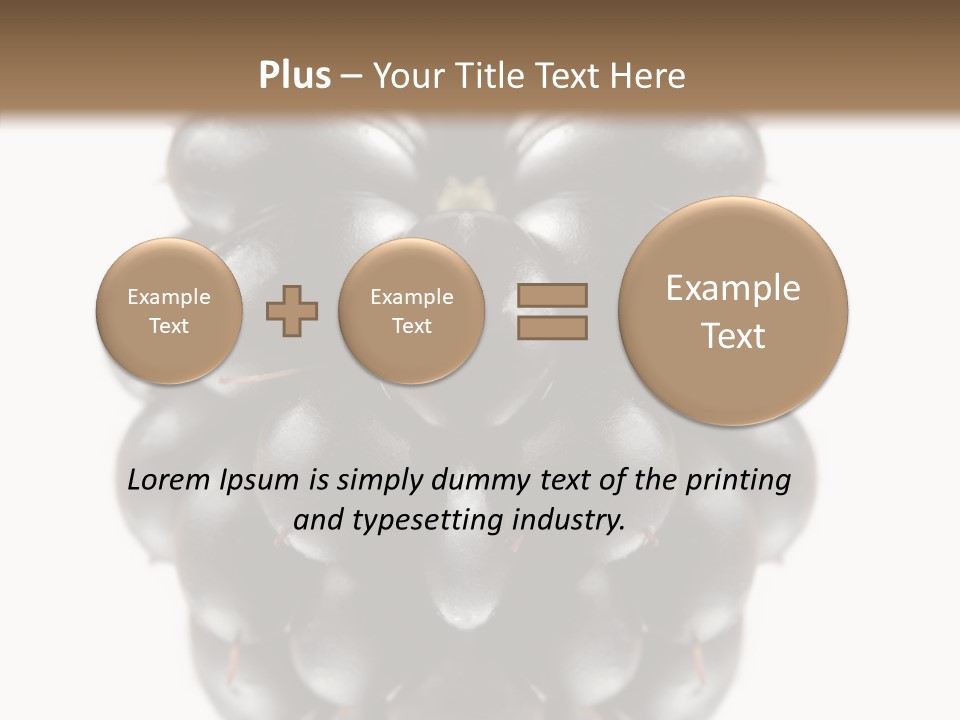 Fresh Berry Studio PowerPoint Template
