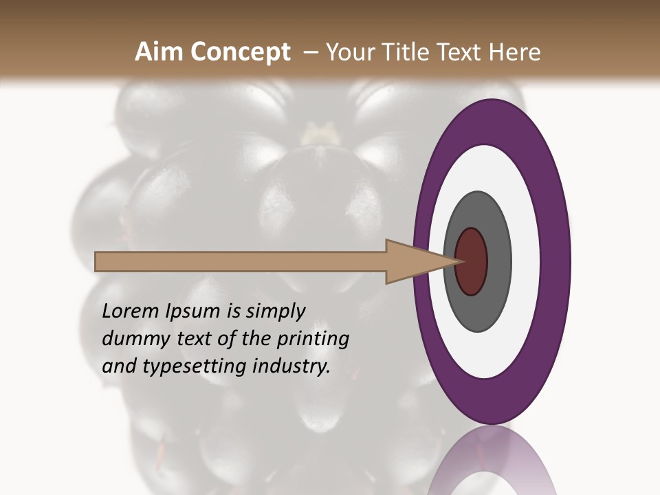 Fresh Berry Studio PowerPoint Template