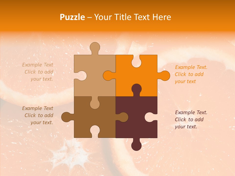 Circle Bright Tropical PowerPoint Template