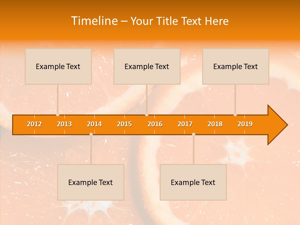 Circle Bright Tropical PowerPoint Template