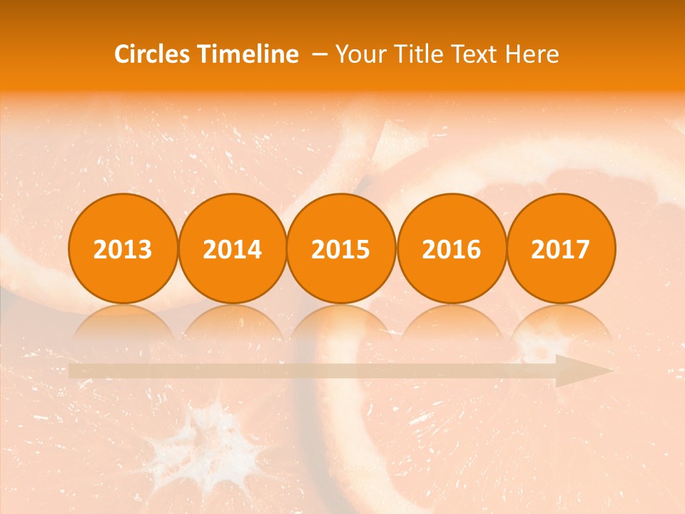 Circle Bright Tropical PowerPoint Template
