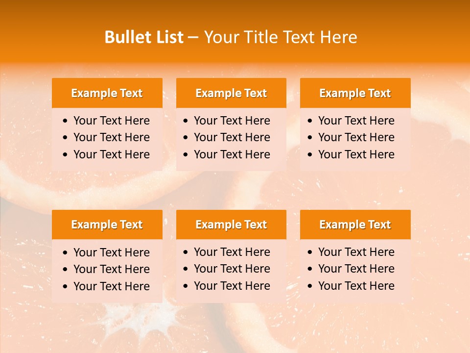 Circle Bright Tropical PowerPoint Template