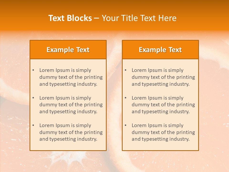 Circle Bright Tropical PowerPoint Template