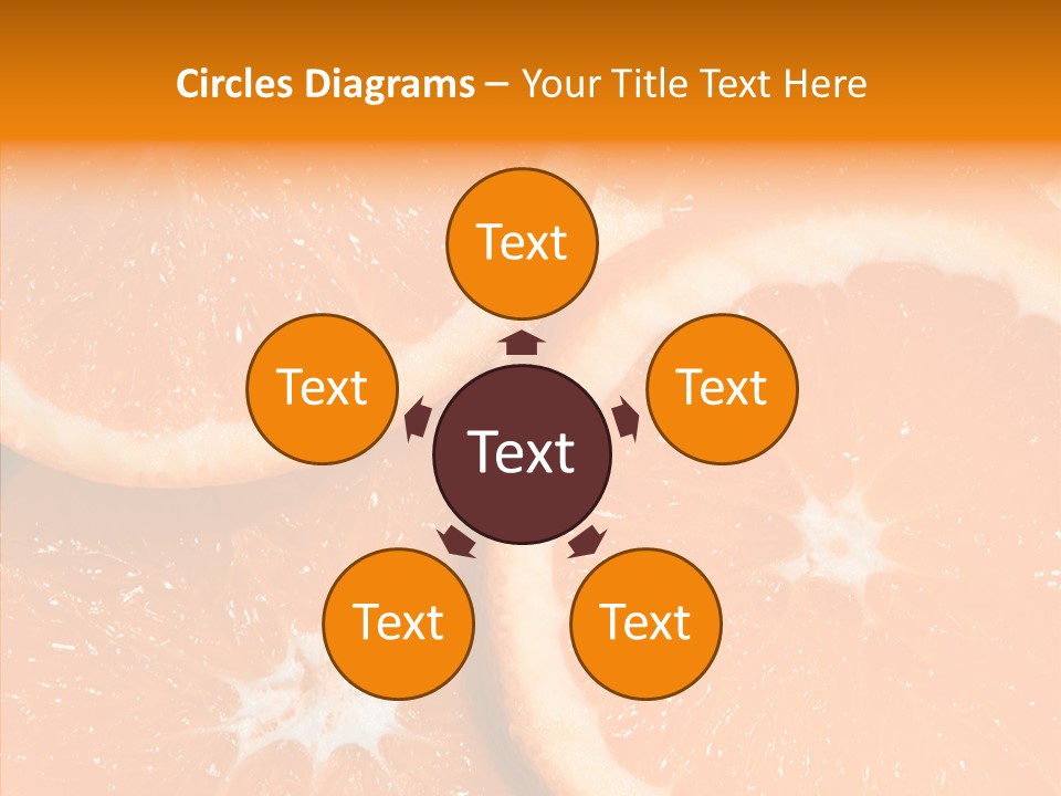 Circle Bright Tropical PowerPoint Template