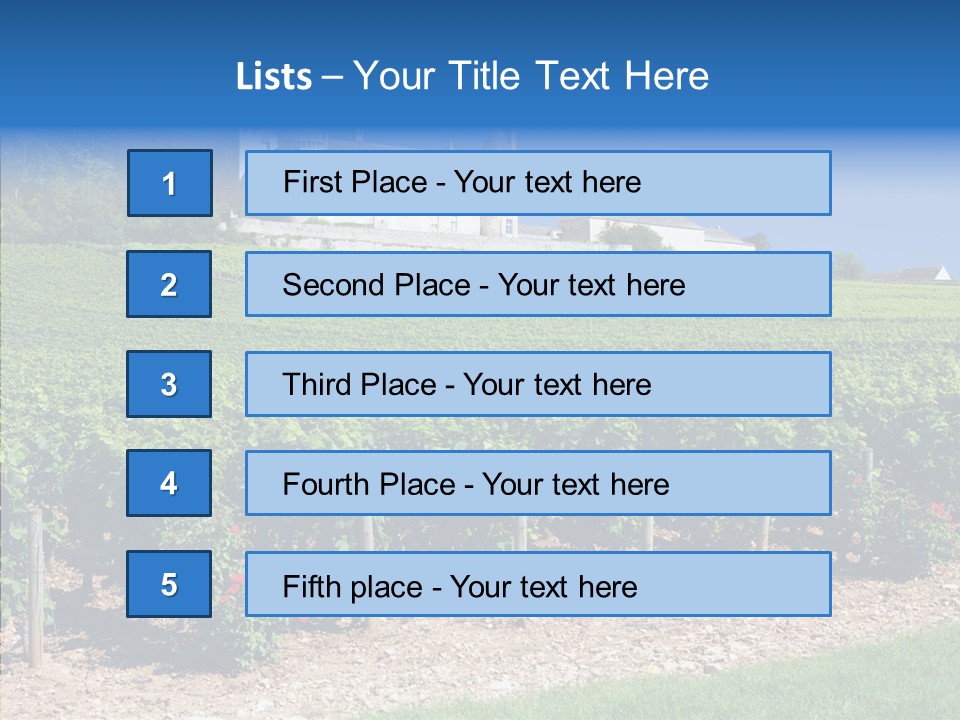 Rose Rully France PowerPoint Template