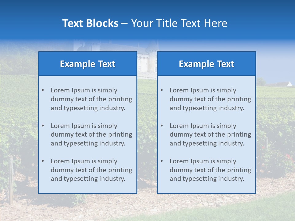 Rose Rully France PowerPoint Template