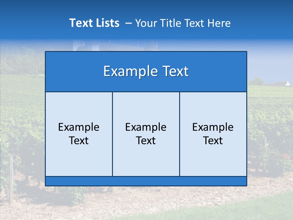 Rose Rully France PowerPoint Template
