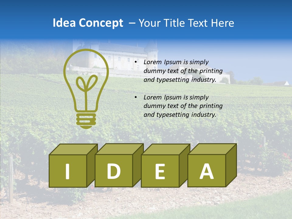 Rose Rully France PowerPoint Template