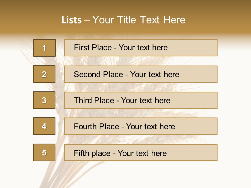 Summer Food Corn PowerPoint Template