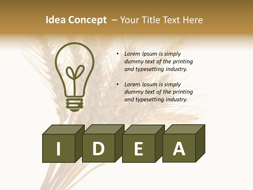 Summer Food Corn PowerPoint Template