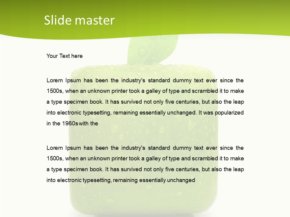 Shopping View Fortune PowerPoint Template