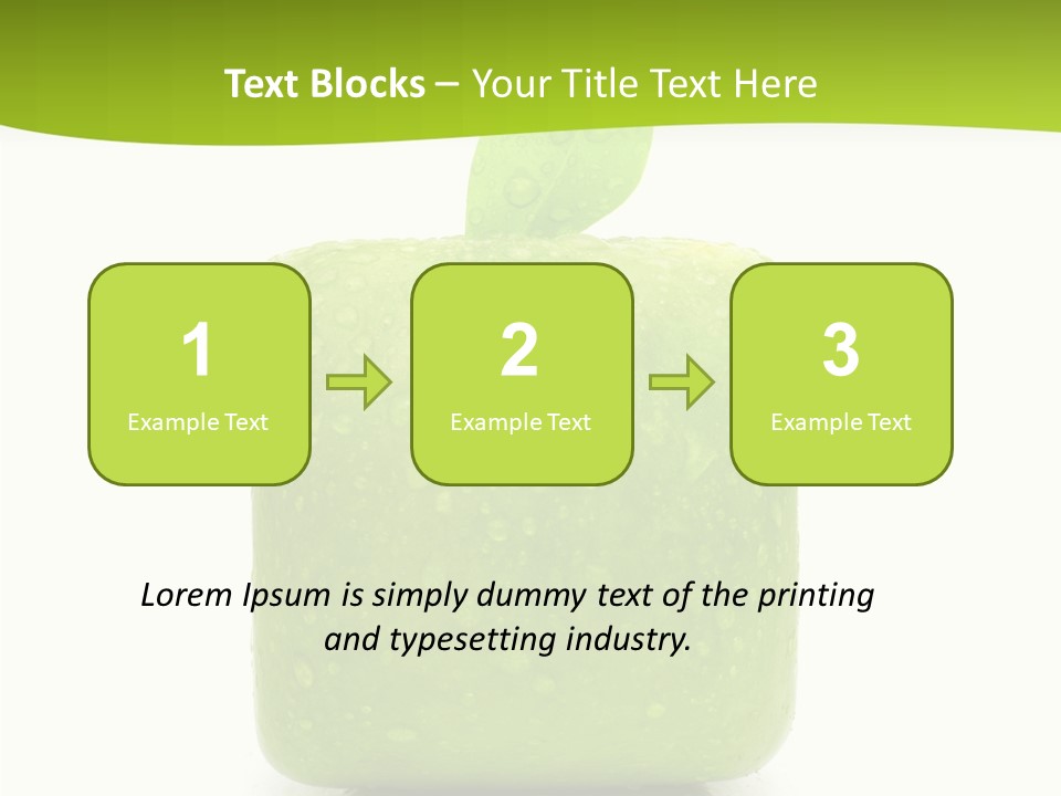 Shopping View Fortune PowerPoint Template