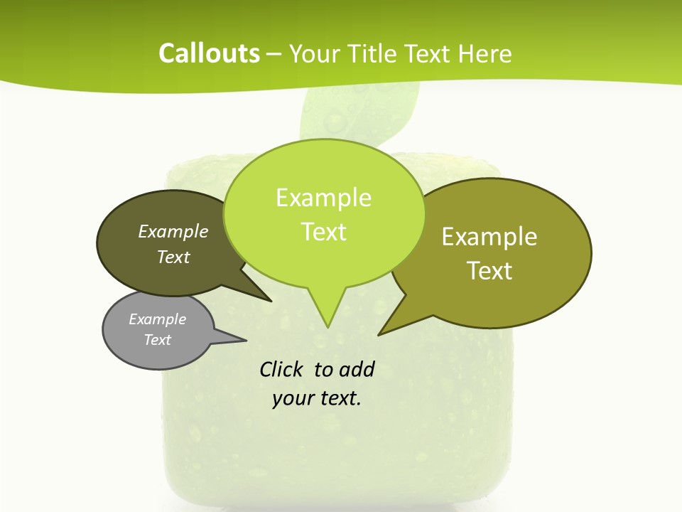 Shopping View Fortune PowerPoint Template