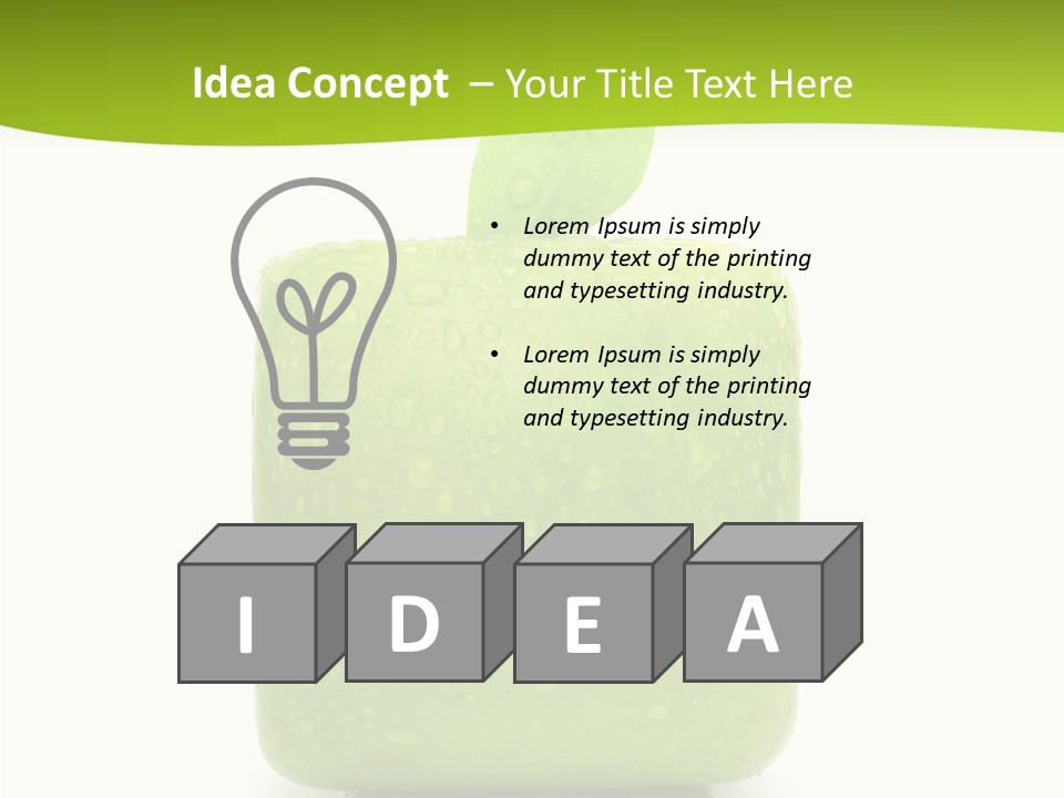 Shopping View Fortune PowerPoint Template