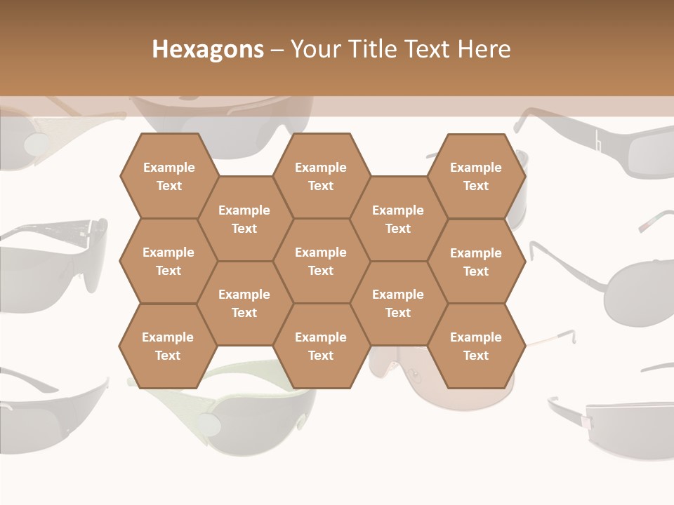 Optics Eye Glasses Pince Nez PowerPoint Template