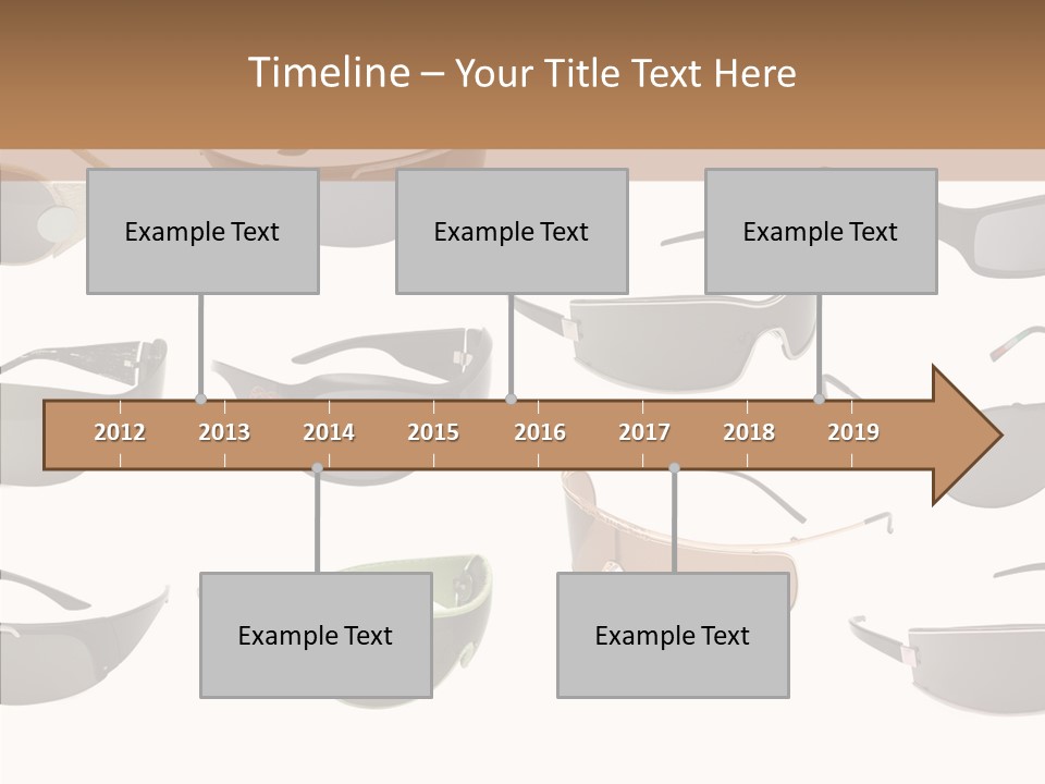 Optics Eye Glasses Pince Nez PowerPoint Template