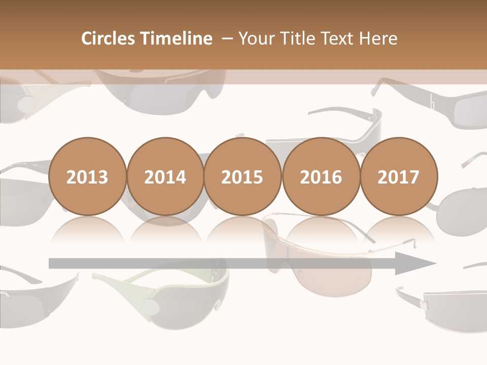 Optics Eye Glasses Pince Nez PowerPoint Template