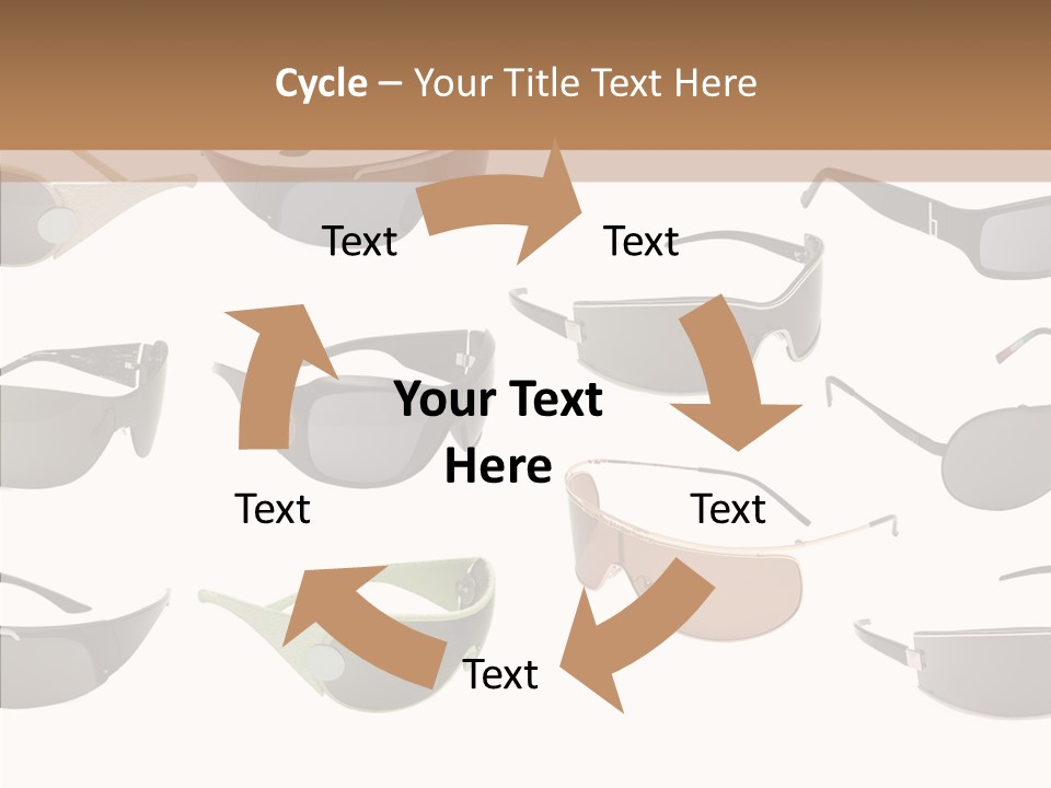 Optics Eye Glasses Pince Nez PowerPoint Template