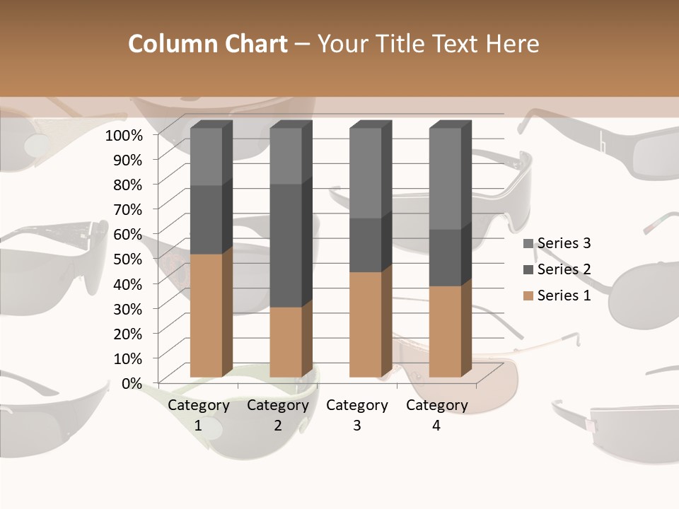 Optics Eye Glasses Pince Nez PowerPoint Template
